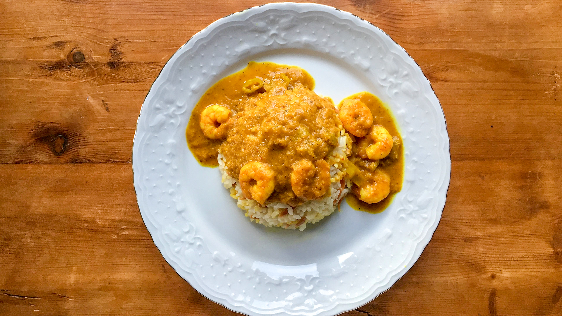 Prawn with Curry Sauce UK based lifestyle blog